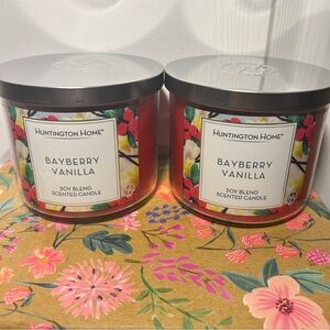 Huntington Home Bayberry Vanilla Candle Set